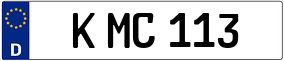 Truck License Plate